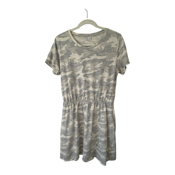 Old Navy Waist-Defined Slub-Knit Mini T-Shirt Dress - Size Large - Picture 2 of 12